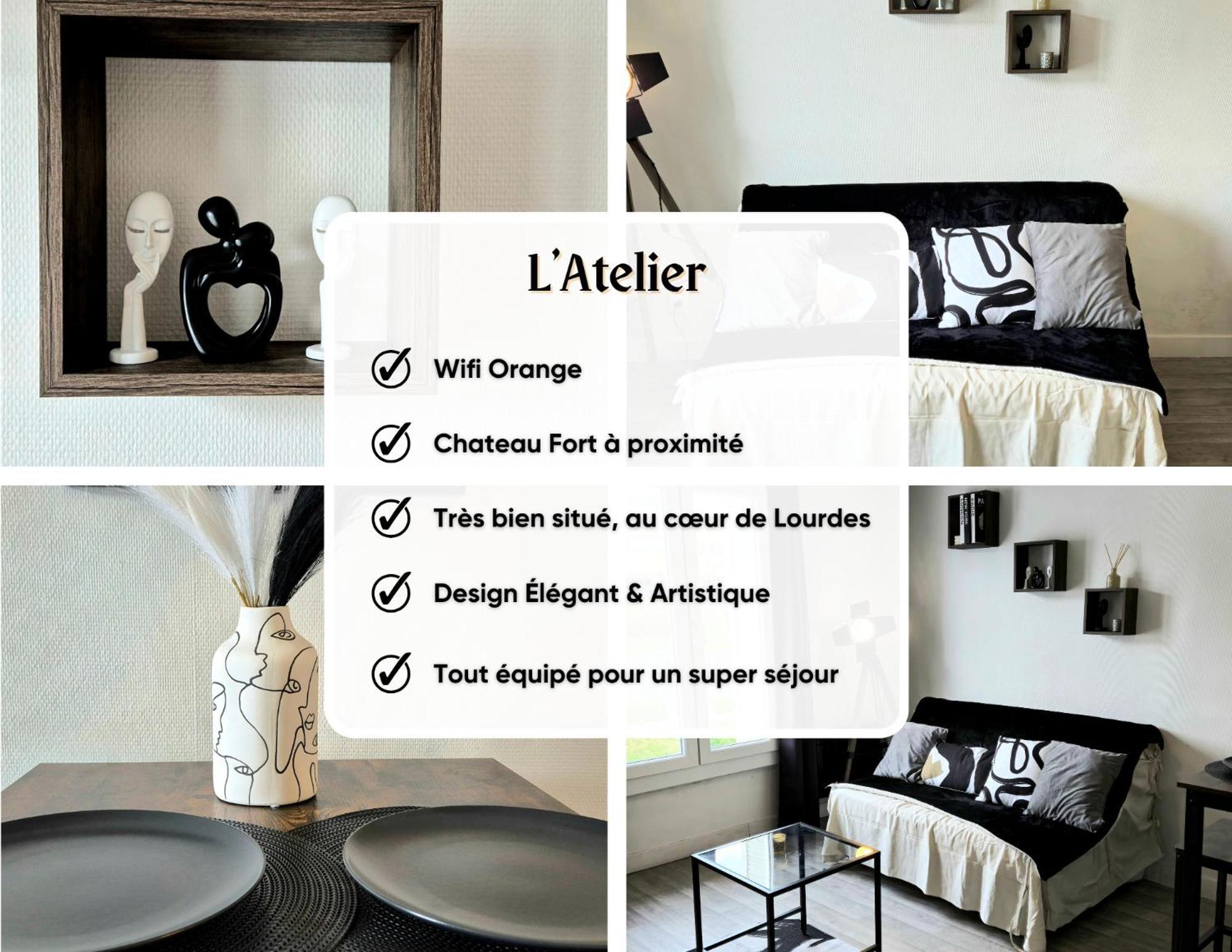 Апартаменты L'Atelier-T2 Proche Du Centre-Wifi-Parking Лурд Экстерьер фото